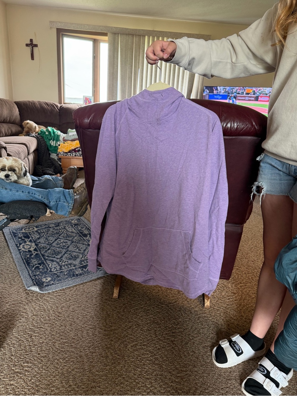 torrid Lavender Purple Hooded Sweatshirt